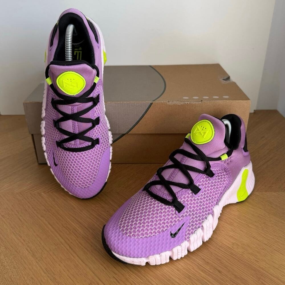 Nike Free Metcon 4 ‘Rush Fuchsia/Volt’ Women Running Sneakers- SZ 7